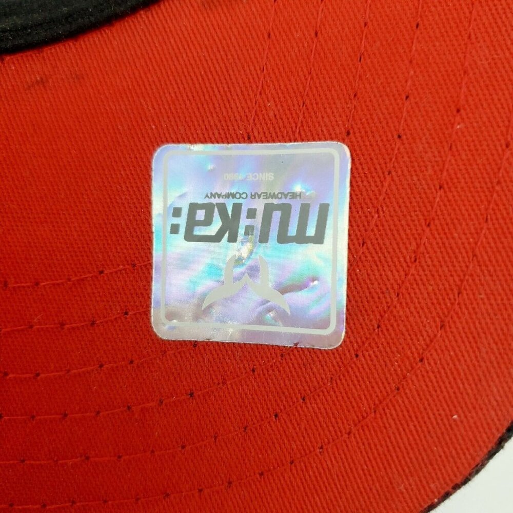 Chicago MU:KA Embroidered Distressed Acid Wash Snapback Cap Hat MUKA EUC - Picture 12 of 12